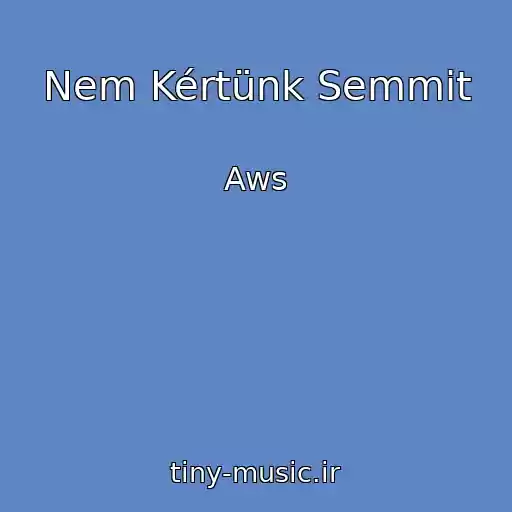 کاور آهنگ Nem Kértünk Semmit از Aws