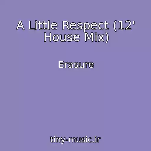 کاور آهنگ A Little Respect (12' House Mix) از Erasure