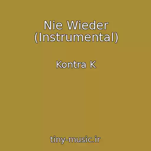 کاور آهنگ Nie Wieder (Instrumental) از Kontra K