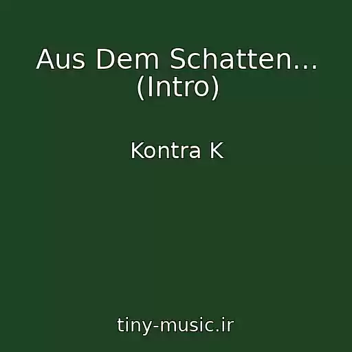 کاور آهنگ Aus Dem Schatten... (Intro) از Kontra K
