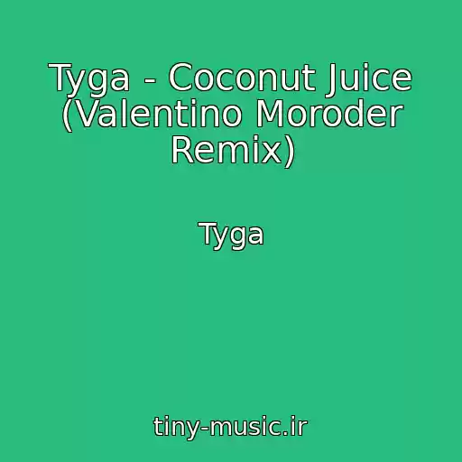 کاور آهنگ Tyga - Coconut Juice (Valentino Moroder Remix) از Tyga