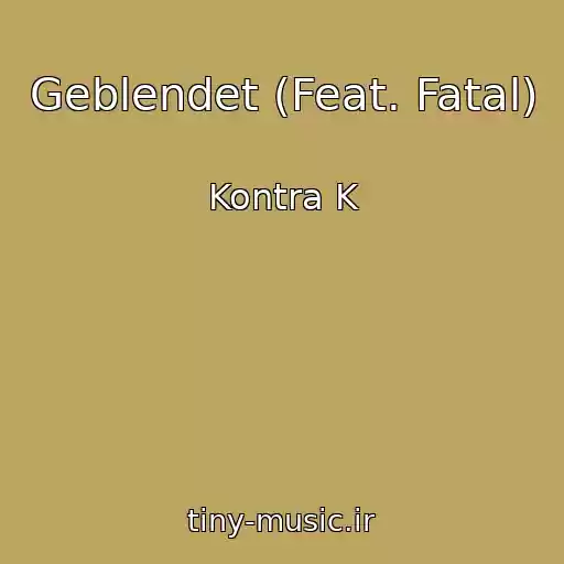 کاور آهنگ Geblendet (Feat. Fatal) از Kontra K
