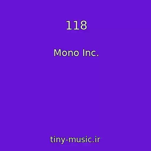 کاور آهنگ 118 از Mono Inc.
