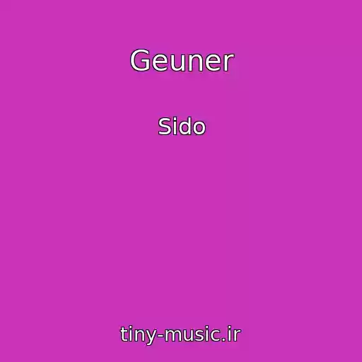کاور آهنگ Geuner از Sido