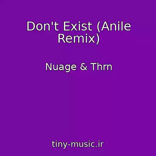 کاور آهنگ Don't Exist (Anile Remix) از Nuage & Thrn