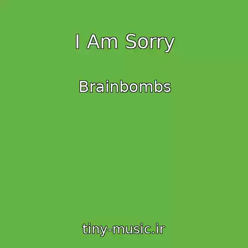 کاور آهنگ I Am Sorry از Brainbombs