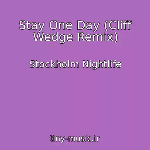 کاور آهنگ Stay One Day (Cliff Wedge Remix) از Stockholm Nightlife