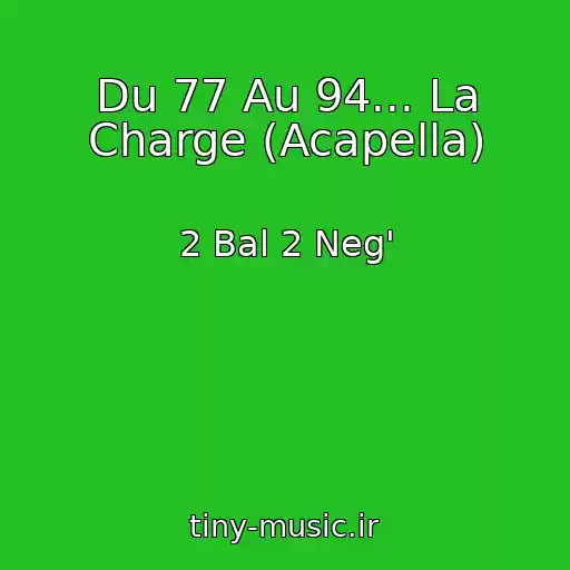 کاور آهنگ Du 77 Au 94... La Charge (Acapella) از 2 Bal 2 Neg'