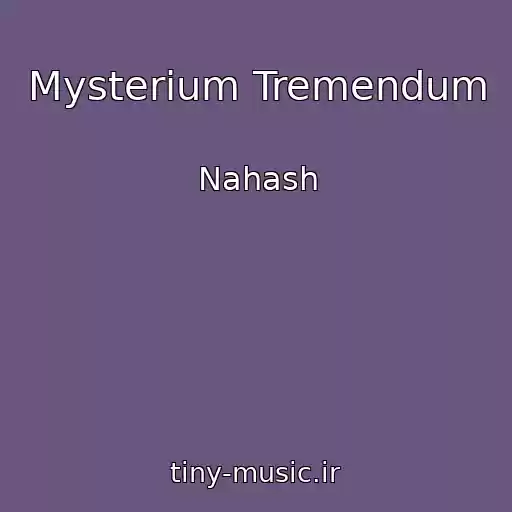 کاور آهنگ Mysterium Tremendum از Nahash