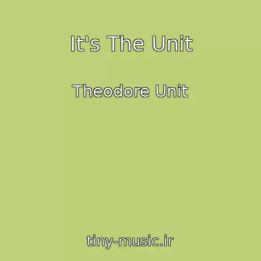 کاور آهنگ It's The Unit از Theodore Unit