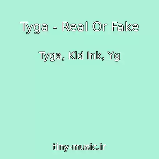 کاور آهنگ Tyga - Real Or Fake از Tyga, Kid Ink, Yg