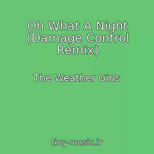 کاور آهنگ Oh What A Night (Damage Control Remix) از The Weather Girls