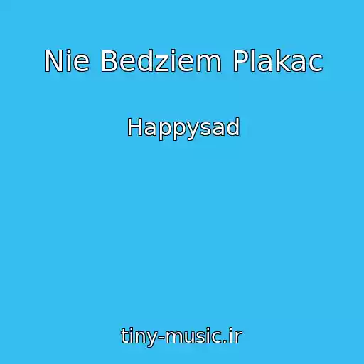 کاور آهنگ Nie Bedziem Plakac از Happysad