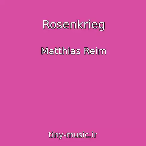 کاور آهنگ Rosenkrieg از Matthias Reim