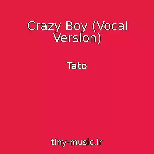 کاور آهنگ Crazy Boy (Vocal Version) از Tato