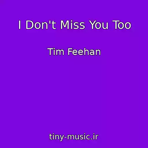 کاور آهنگ I Don't Miss You Too از Tim Feehan