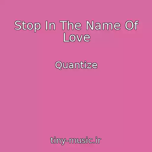 کاور آهنگ Stop In The Name Of Love از Quantize