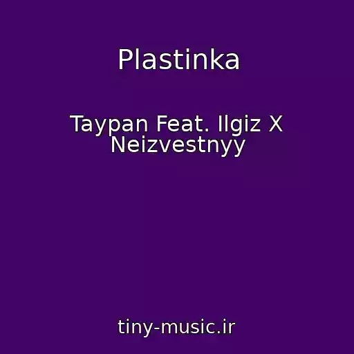 کاور آهنگ Plastinka از Taypan Feat. Ilgiz X Neizvestnyy