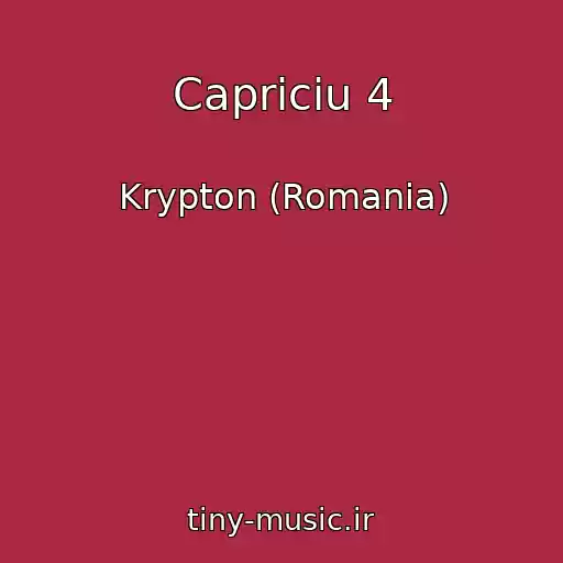 کاور آهنگ Capriciu 4 از Krypton (Romania)