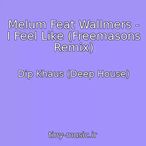کاور آهنگ Melum Feat Wallmers - I Feel Like (Freemasons Remix) از Dip Khaus (Deep House)