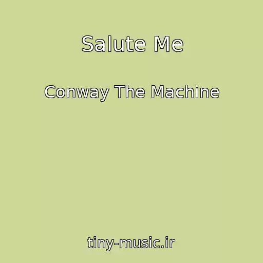 کاور آهنگ Salute Me از Conway The Machine