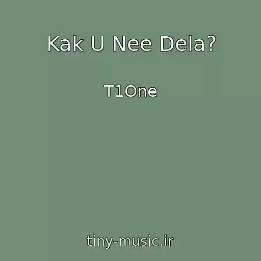 کاور آهنگ Kak U Nee Dela? از T1One