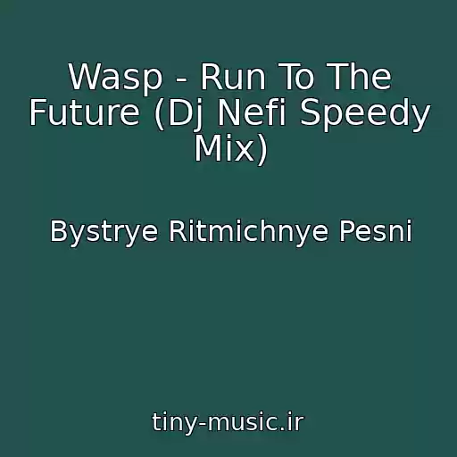کاور آهنگ Wasp - Run To The Future (Dj Nefi Speedy Mix) از Bystrye Ritmichnye Pesni