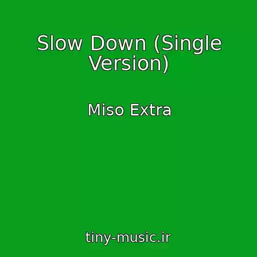 کاور آهنگ Slow Down (Single Version) از Miso Extra