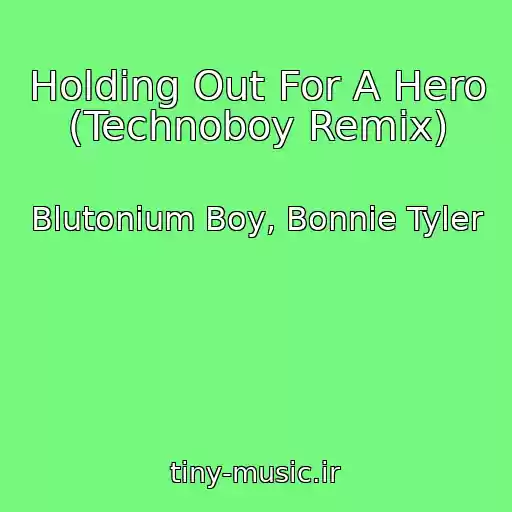 کاور آهنگ Holding Out For A Hero (Technoboy Remix) از Blutonium Boy, Bonnie Tyler