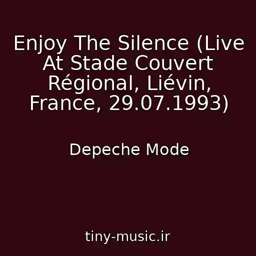 کاور آهنگ Enjoy The Silence (Live At Stade Couvert Régional, Liévin, France, 29.07.1993) از Depeche Mode