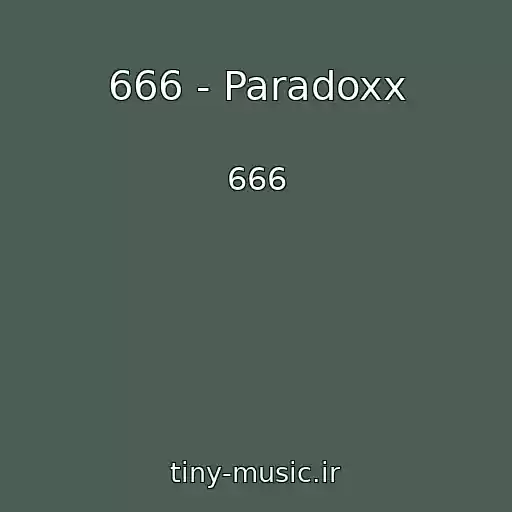 کاور آهنگ 666 - Paradoxx از 666