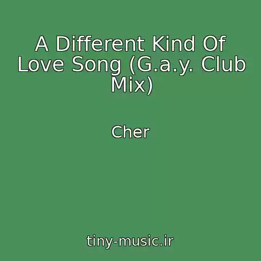 کاور آهنگ A Different Kind Of Love Song (G.a.y. Club Mix) از Cher