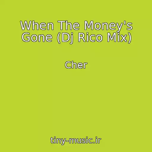 کاور آهنگ When The Money's Gone (Dj Rico Mix) از Cher