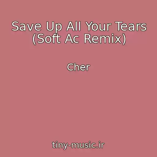 کاور آهنگ Save Up All Your Tears (Soft Ac Remix) از Cher
