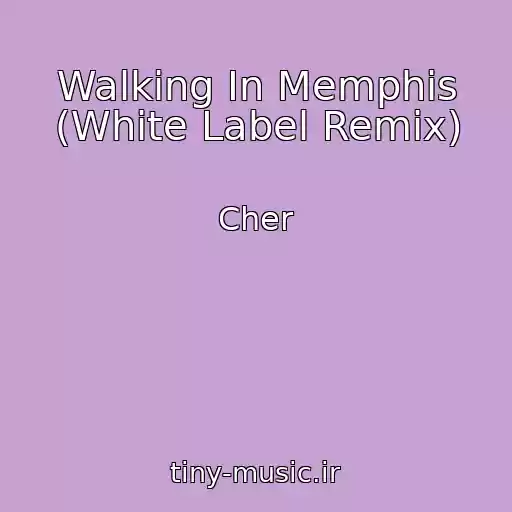 کاور آهنگ Walking In Memphis (White Label Remix) از Cher
