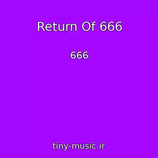 کاور آهنگ Return Of 666 از 666