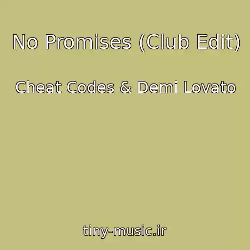 کاور آهنگ No Promises (Club Edit) از Cheat Codes & Demi Lovato