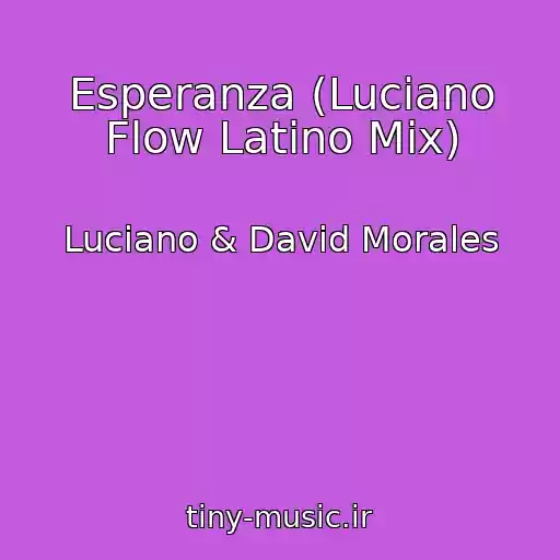کاور آهنگ Esperanza (Luciano Flow Latino Mix) از Luciano & David Morales