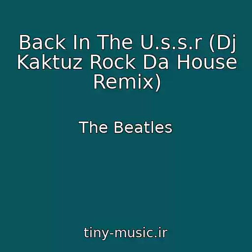 کاور آهنگ Back In The U.s.s.r (Dj Kaktuz Rock Da House Remix) از The Beatles