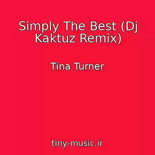 کاور آهنگ Simply The Best (Dj Kaktuz Remix) از Tina Turner