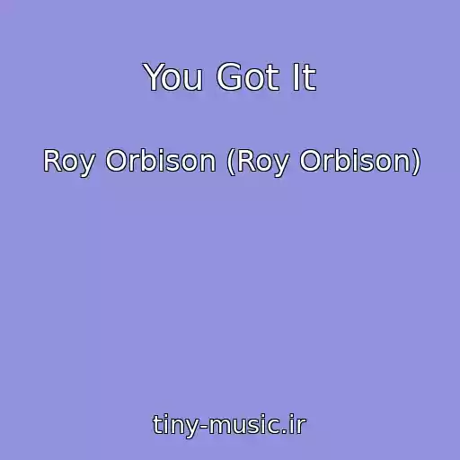 کاور آهنگ You Got It از Roy Orbison (Roy Orbison)