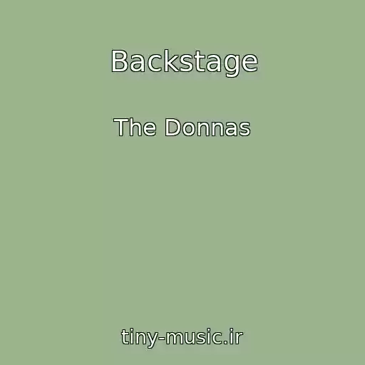 کاور آهنگ Backstage از The Donnas