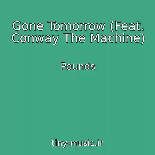 کاور آهنگ Gone Tomorrow (Feat. Conway The Machine) از Pounds