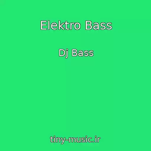 کاور آهنگ Elektro Bass از Dj Bass