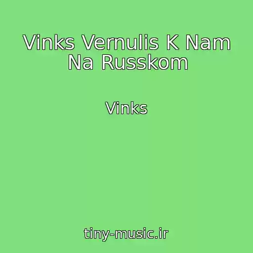 کاور آهنگ Vinks Vernulis K Nam Na Russkom از Vinks