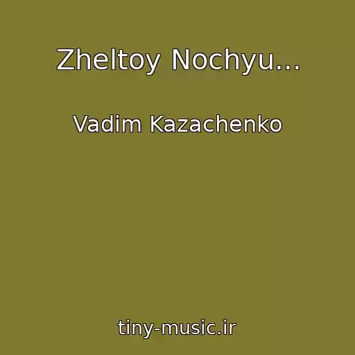 کاور آهنگ Zheltoy Nochyu... از Vadim Kazachenko