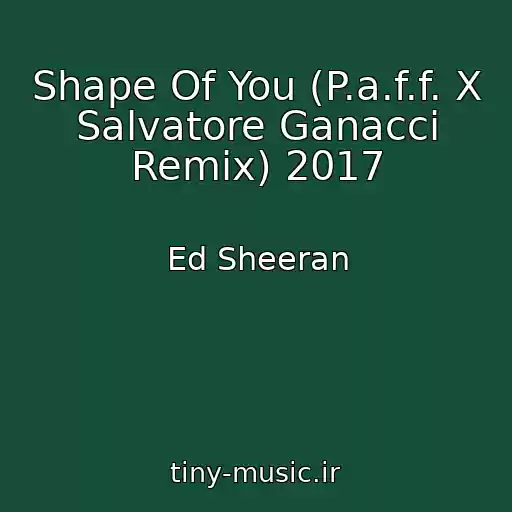 کاور آهنگ Shape Of You (P.a.f.f. X Salvatore Ganacci Remix) 2017 از Ed Sheeran