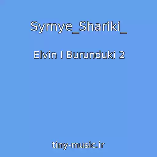 کاور آهنگ Syrnye_Shariki_ از Elvin I Burunduki 2