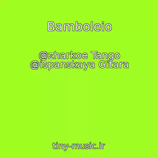 کاور آهنگ Bamboleio از @zharkoe Tango @ispanskaya Gitara