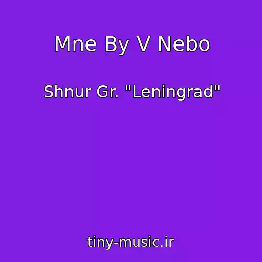 کاور آهنگ Mne By V Nebo از Shnur Gr. "Leningrad"
